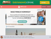 Tablet Screenshot of mojanorwegia.pl